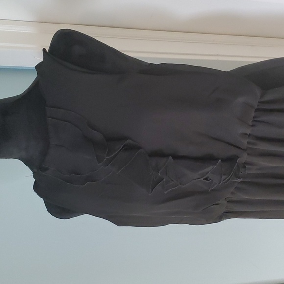 Maurices black dress XS ruffles lined - Picture 1 of 11